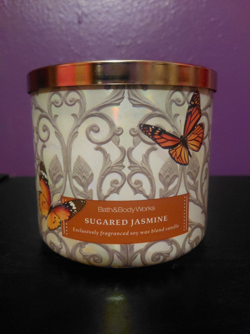 Bath & Body Works Sugared Jasmine Candle - Orange